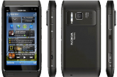 celular n8 black Telefone móvel com Metal Shell