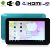 W70 Blue, 7.0 inch Capacitive Touch Screen Android 4.0
