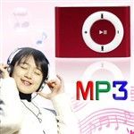 Retangular Clipe Music Player MP3 com círculo Operação Pad