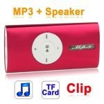 TF (Micro SD) Card Slot Leitor de MP3 com alto-falante, Clip