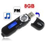 8GB MP3 Player com Tela LCD