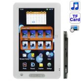 7,0 polegadas Touch Screen E-Book Reader com resolução 800 x
